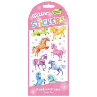 Rainbow Sparkle Horse Stickers