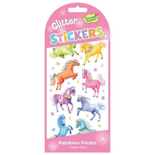 Rainbow Sparkle Horse Stickers