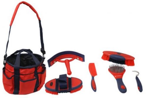 Showman 6pc Soft Grip Grooming Kit