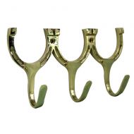 Triple Horseshoe Brass Hook