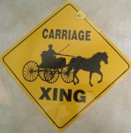 Carriage Crossing Sign