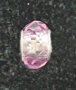 Joppa  Pink Glass Crystal Bead