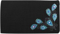 Peacock Feather Saddle Blanket