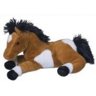 Paint Plush horse Lying with Sound