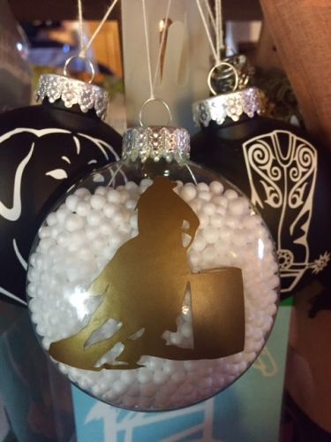 Barrel Racer Ornament