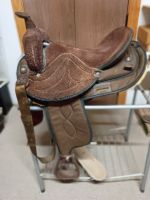 Big Horn Brown Suede Saddle