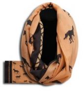 Brown Horse Scarf