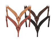 Showman Argentina Cow Leather Breast Collar