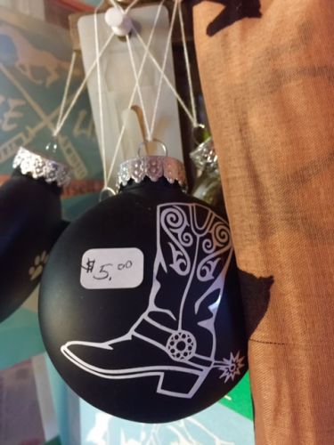 Cowboy Boot Ornament