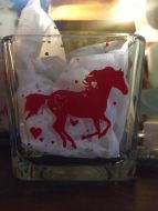 Cantering Horse Tealight Holder