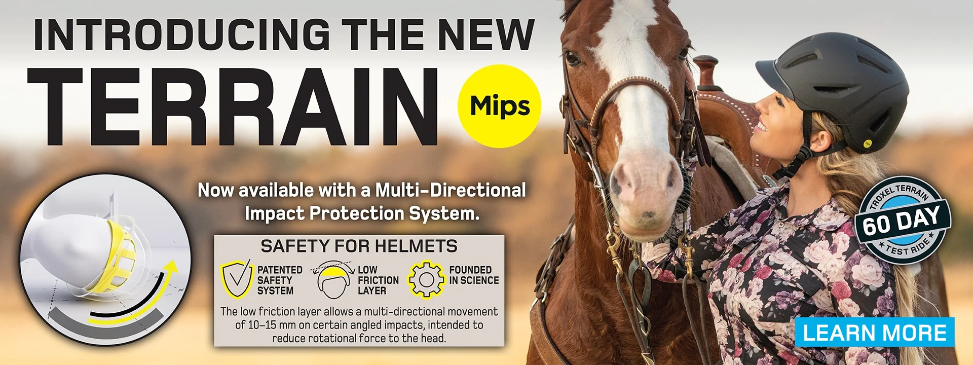 Troxel Terrain Helmet with MIPS Technology